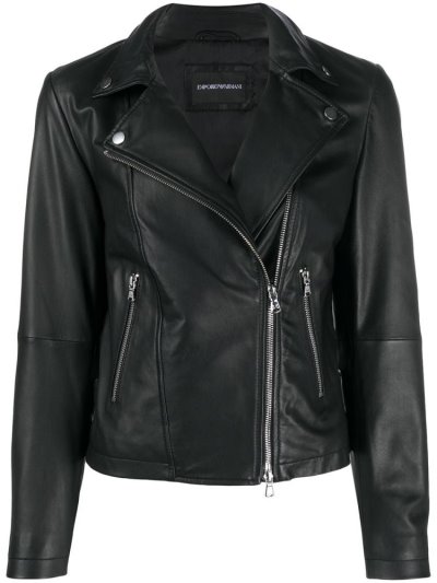 Armani Long Sleeve Leather Jackets Price In UAE Armani Offer