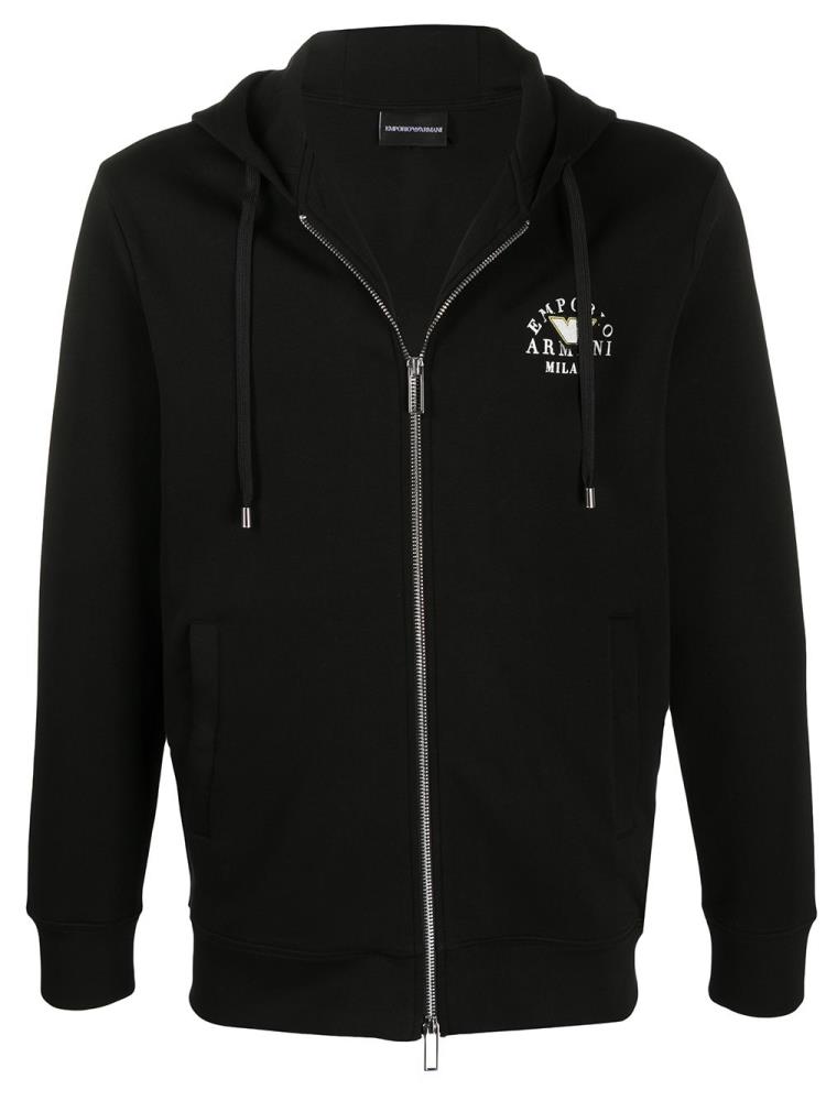 Emporio armani hoodie black best sale